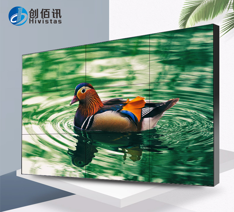 創(chuàng)佰訊LG55寸0.88MM無邊框拼接大屏顯示墻